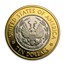 2000-W Gold/Platinum $10 Commem Library of Congress Pf (Capsule)
