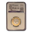 2000-W Gold/Platinum $10 Library of Congress MS-70 NGC (Mercanti)