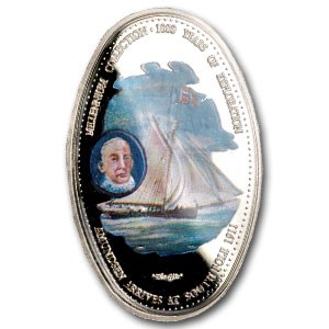 2000 Zambia 1000 Kwacha Amundsen Proof 2000 Zambia 1000 Kwacha Amundsen Proof