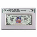 2001 $1.00 (AA) Sorcerer Mickey PMG-65 EPQ (DIS#71)