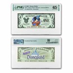2001 $1.00 (DA) Sorcerer Mickey CU-65 EPQ PMG (DIS#74)