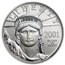 2001 1/10 oz American Platinum Eagle MS-70 NGC