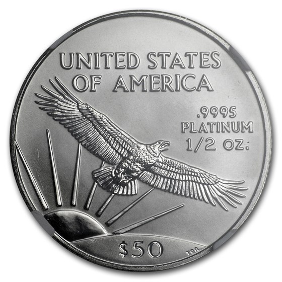 Buy 2001 1/2 oz Platinum Eagle MS70 NGC APMEX