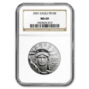 2001 1 oz American Platinum Eagle MS-69 NGC