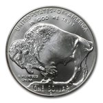 2001 American Buffalo $1 Silver Commem Coin & Currency Set