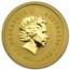 2001 Australia 1/20 oz Gold Lunar Snake BU (Series I)