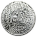 2001 Australia 1 oz Silver Kangaroo (In Capsule)