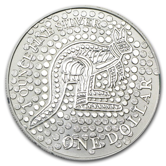 2001 Australia 1 oz Silver Kangaroo (Light Abrasions) 2001 Australia 1 oz Silver Kangaroo (Light Abrasions)