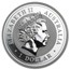 2001 Australia 1 oz Silver Kookaburra BU
