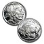 2001 Buffalo 2-Coin Set BU & Proof