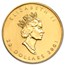 2001 Canada 1/2 oz Gold Maple Leaf BU