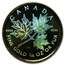 2001 Canada 1/4 oz Gold Maple Leaf BU (Hologram)