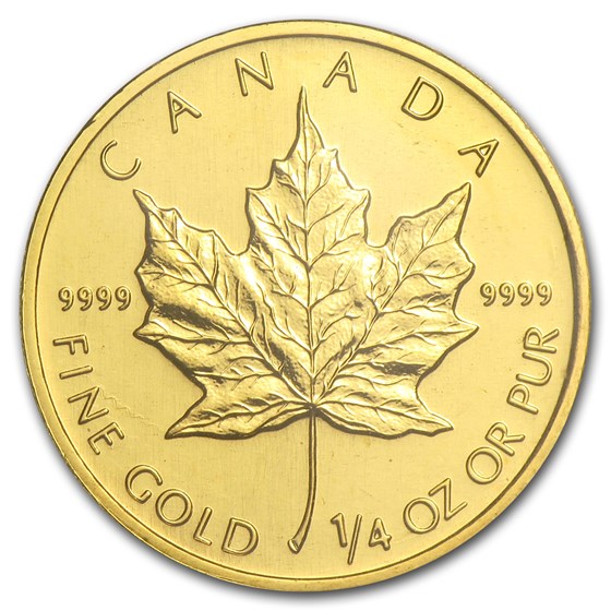 2001 Canada 1/4 oz Gold Maple Leaf BU 2001 Canada 1/4 oz Gold Maple Leaf BU