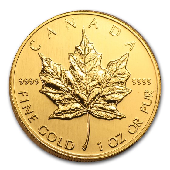 2001 Canada 1 oz Gold Maple Leaf BU 2001 Canada 1 oz Gold Maple Leaf BU