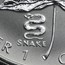 2001 Canada 1 oz Silver Maple Leaf Lunar Snake Privy