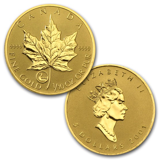 Buy 2001 Canada 5-Coin Gold Maple Leaf Viking Heritage Set | APMEX