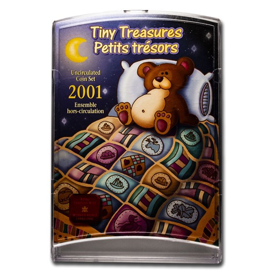 2001 Canada 7-Coin Tiny Treasures Set BU (Original pkg) 2001 Canada 7-Coin Tiny Treasures Set BU (Original pkg)
