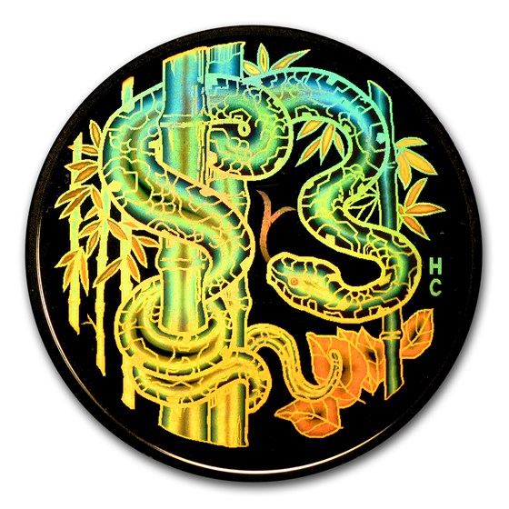 2001 Canada Gold $150 Snake (Hologram, w/COA) 2001 Canada Gold $150 Snake (Hologram, w/COA)