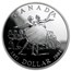 2001 Canada Silver Dollar Proof (Canada National Ballet)