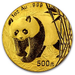 2001 China 1 oz Gold Panda BU (In Capsule) 2001 China 1 oz Gold Panda BU (In Capsule)
