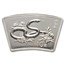 2001 China 1 oz Silver Fan Year of the Snake (Capsule & Sealed)