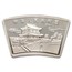 2001 China 1 oz Silver Fan Year of the Snake (Capsule & Sealed)