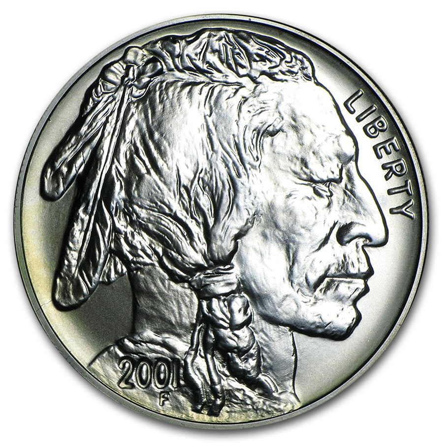 2001-D Buffalo $1 Silver Commem BU (Capsule Only)