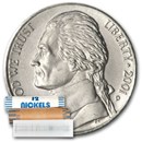 2001-D Jefferson Nickel 40-Coin Roll BU