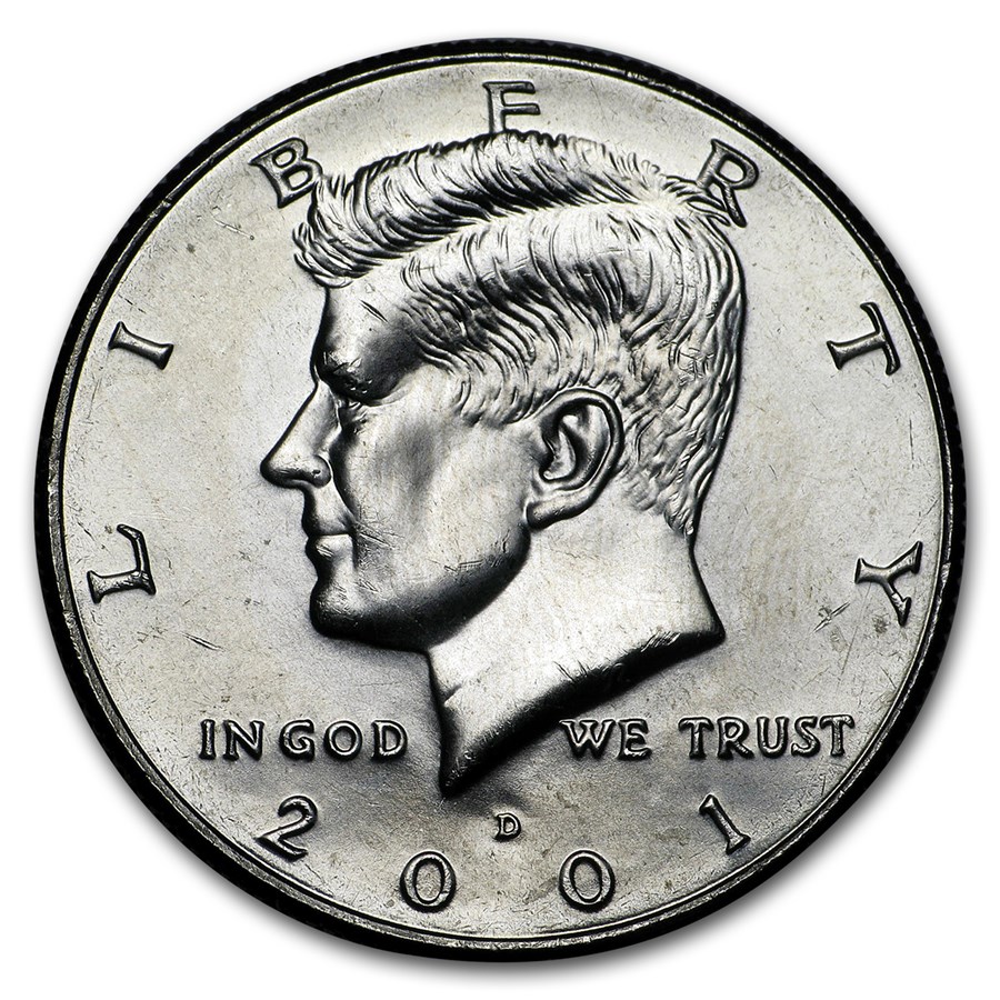 2001-D Kennedy Half Dollar BU