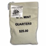 2001-D North Carolina Statehood Quarter $25 Sealed Mint Bag BU