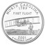 2001-D North Carolina Statehood Quarter 40-Coin Roll BU