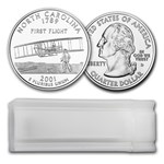 2001-D North Carolina Statehood Quarter 40-Coin Roll BU