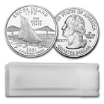 2001-D Rhode Island Statehood Quarter 40-Coin Roll BU