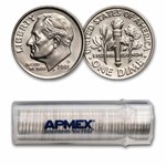 2001-D Roosevelt Dime 50-Coin Roll BU