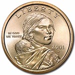 2001-D Sacagawea Dollar (25-Coin Mint Roll) BU