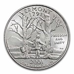 2001-D Vermont Statehood Quarter 40-Coin Roll BU