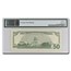 2001 (F-Atlanta) $50 FRN VF-35 PMG (Fr#2127-F) Missing Print