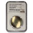 2001 France Gold 1 Last Franc MS-64 NGC (Matte)