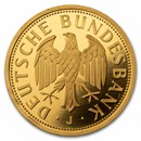 2001 Germany Proof Gold Deutsche Mark (Random Mint)