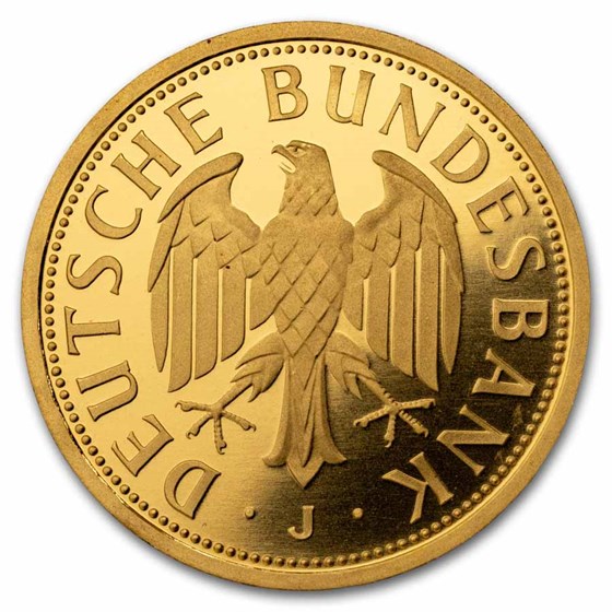 2001 Germany Proof Gold Deutsche Mark (Random Mint)