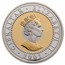 2001 Gibraltar Proof Tri-Metal 5 Crown (No COA)