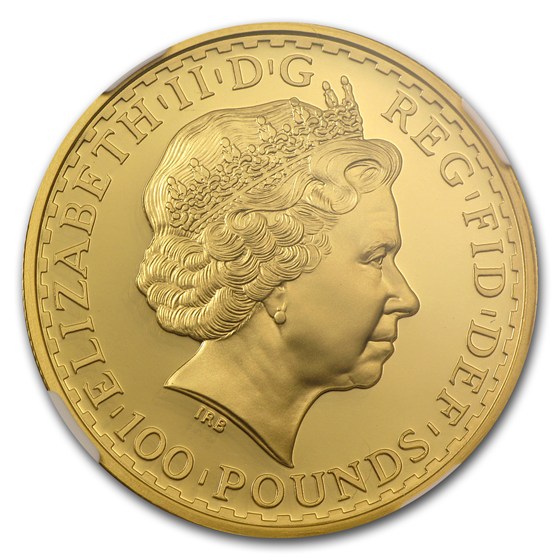 Buy 2001 Great Britain 1 oz Gold Britannia PF-70 NGC | APMEX