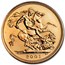 2001 Great Britain Gold Sovereign BU