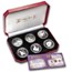 2001 Isle of Man 6-Coin Silver 1 Crown Harry Potter Proof Set
