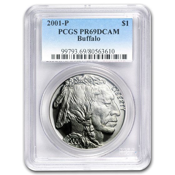 2001-P Buffalo $1 Silver Commem PR-69 PCGS 2001-P Buffalo $1 Silver Commem PR-69 PCGS