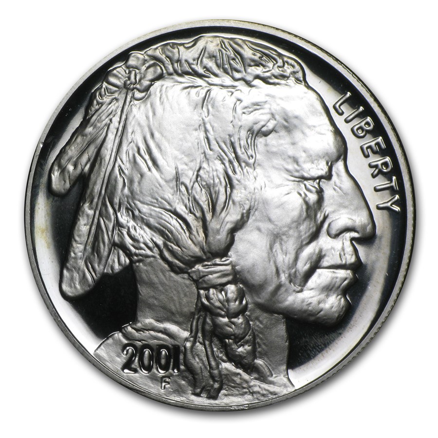 2001-P Buffalo $1 Silver Commem Proof (w/Box & COA)