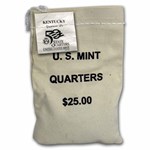 2001-P Kentucky Statehood Quarter $25 Sealed Mint Bag BU
