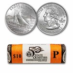 2001-P Rhode Island State Quarter 40-Coin Roll BU (Mint Wrapped)