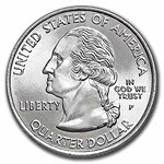 2001-P Rhode Island Statehood Quarter 40-Coin Roll BU