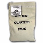 2001-P Vermont Statehood Quarter $25 Sealed Mint Bag BU